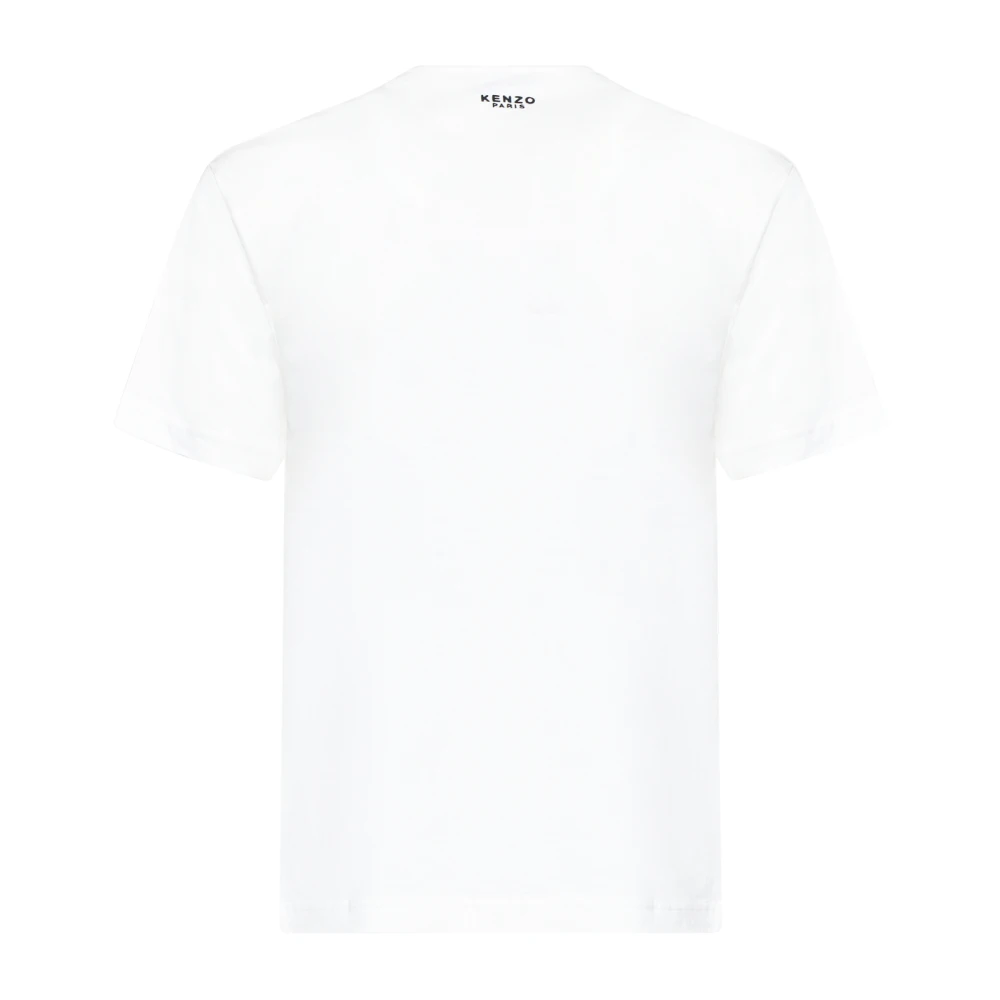 Kenzo Stijlvolle Beige T-shirts en Polos White Heren