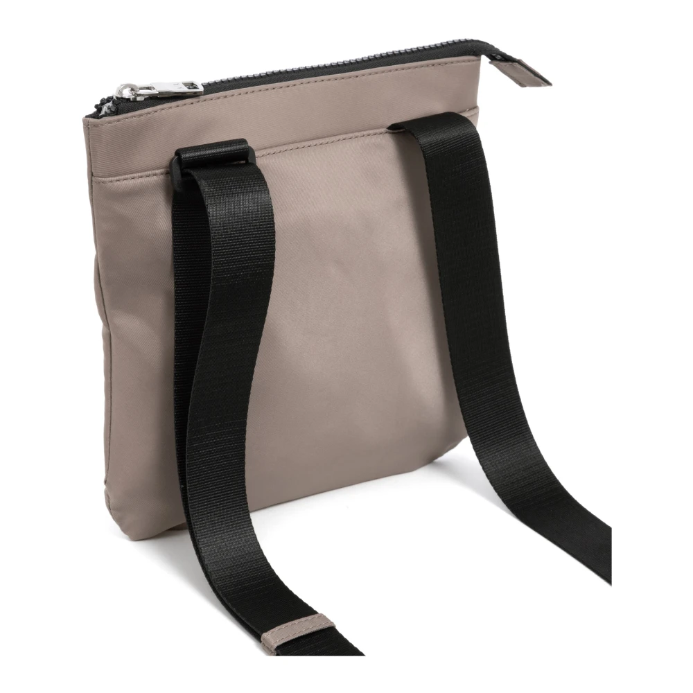 Armani Exchange Stijlvolle Crossbody Tas met Verstelbare Band Gray Heren