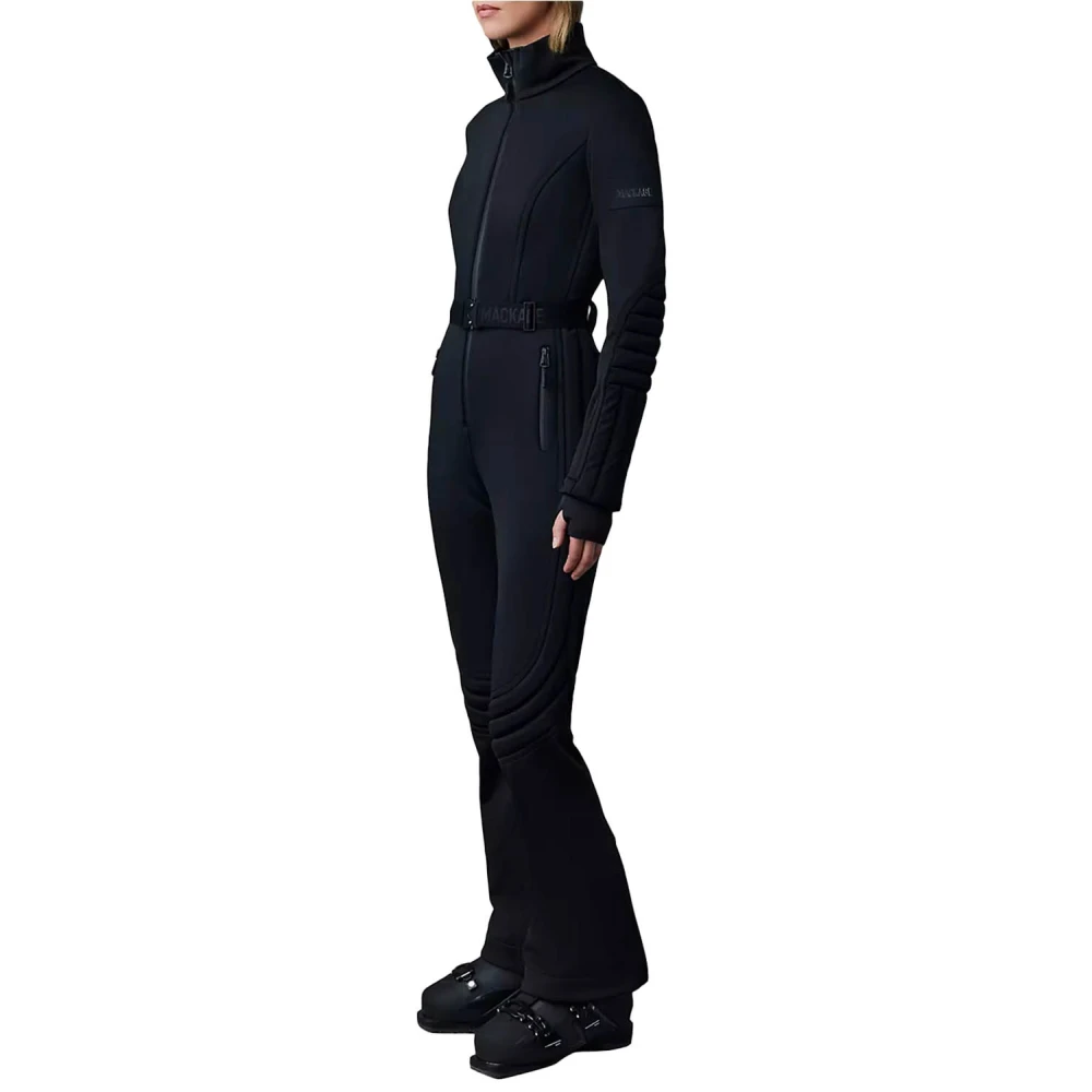 Mackage Ski Overall Nylon Spandex Tuta Black Dames