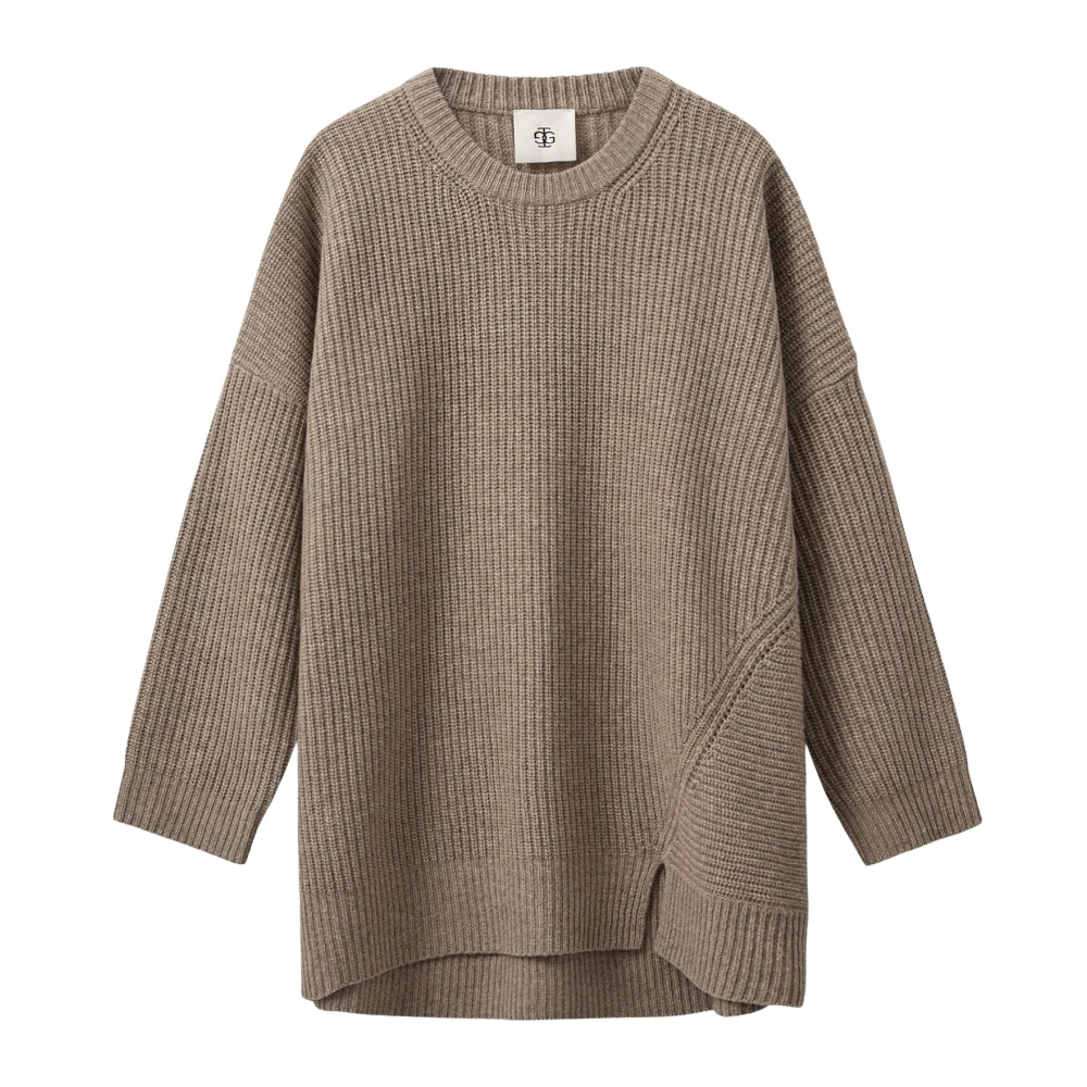 The Garment Women's Beige Wool And Cashmere Sweater