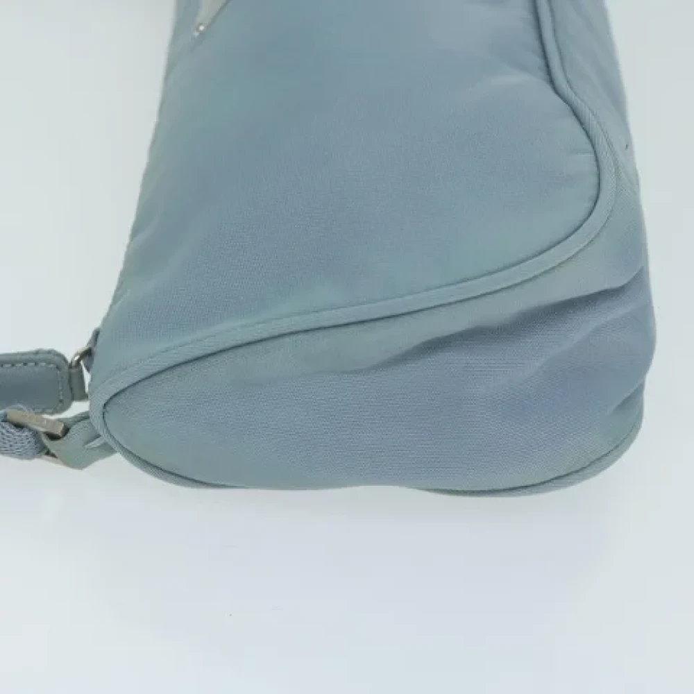 Prada Vintage Pre-owned Nylon prada-bags Blue Dames