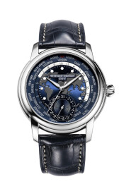 UOMO - FC -718NWM4H6 - Fabricage Worldtimer 42 mm GMT lederen band