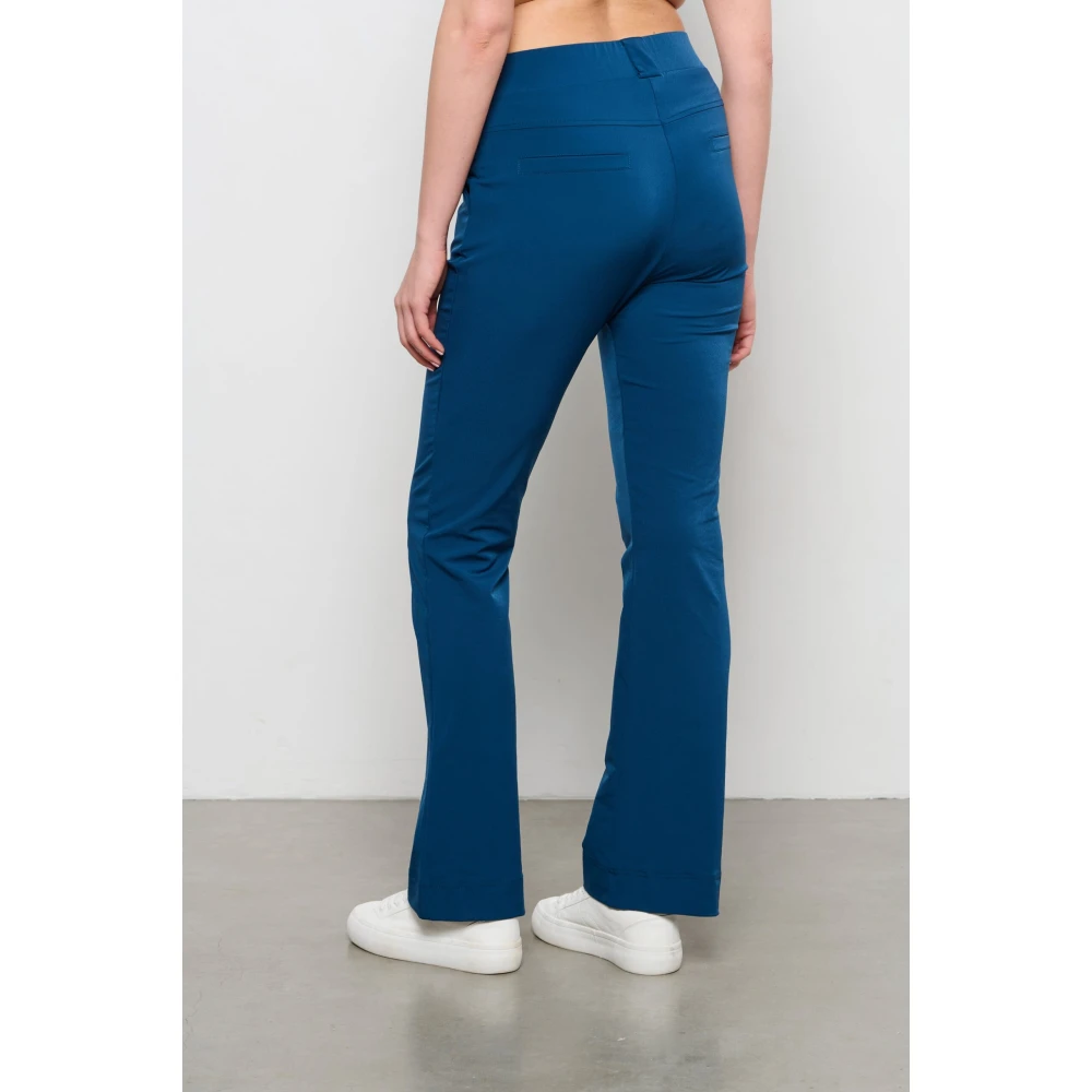 &Co Woman Wijde Broek Zomerse Stijl Blue Dames