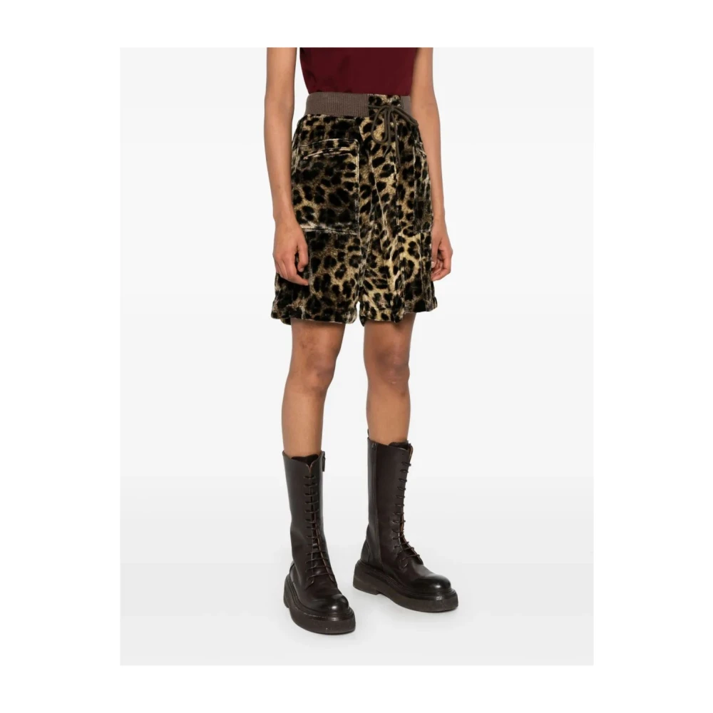 R13 Stijlvolle Crossover Shorts Multicolor Dames