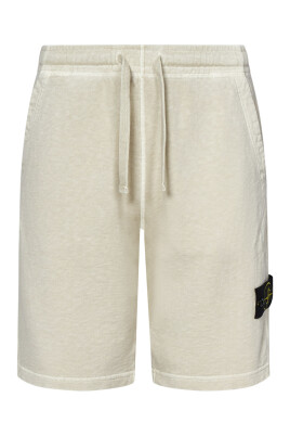 shorts-beige-a-taille-elastique-avec-poches