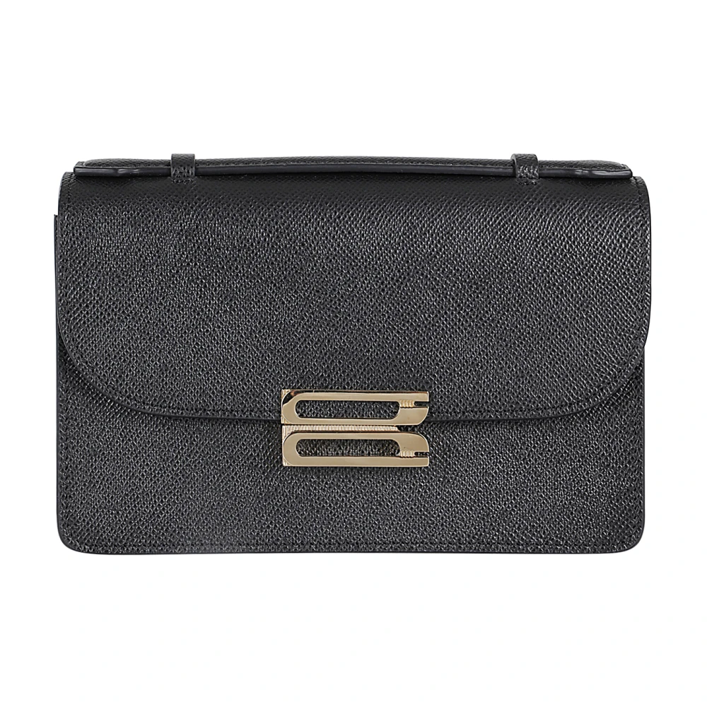 Victoria Beckham Mini Top Handvat Gesp Tas Black Dames
