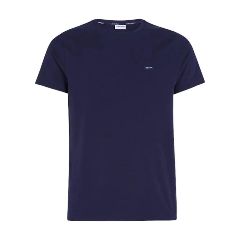 Calvin Klein Night Sky T-shirt Slim Fit Korte Mouw Blue Heren