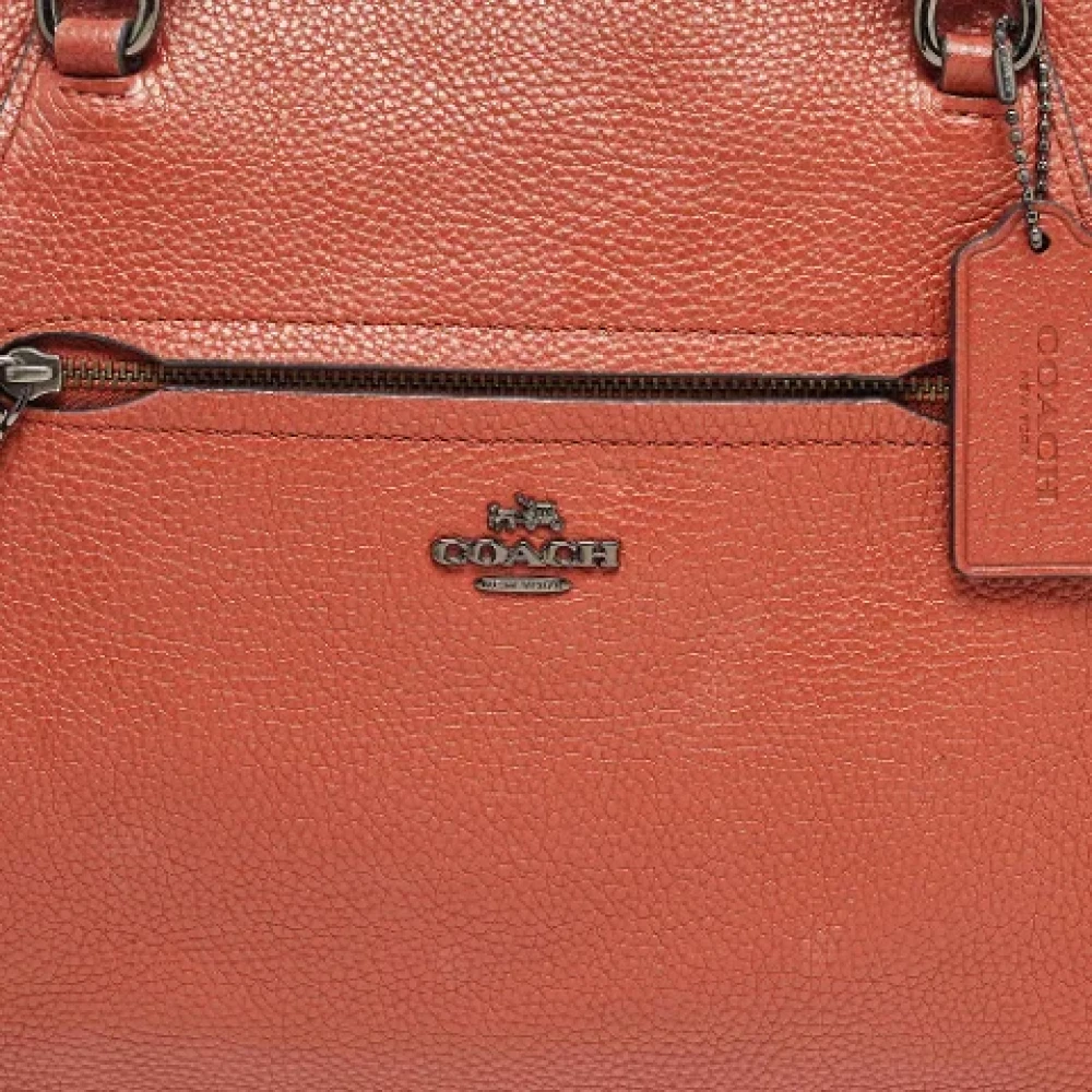 Coach Pre-owned Leather shoulder-bags Brown Dames