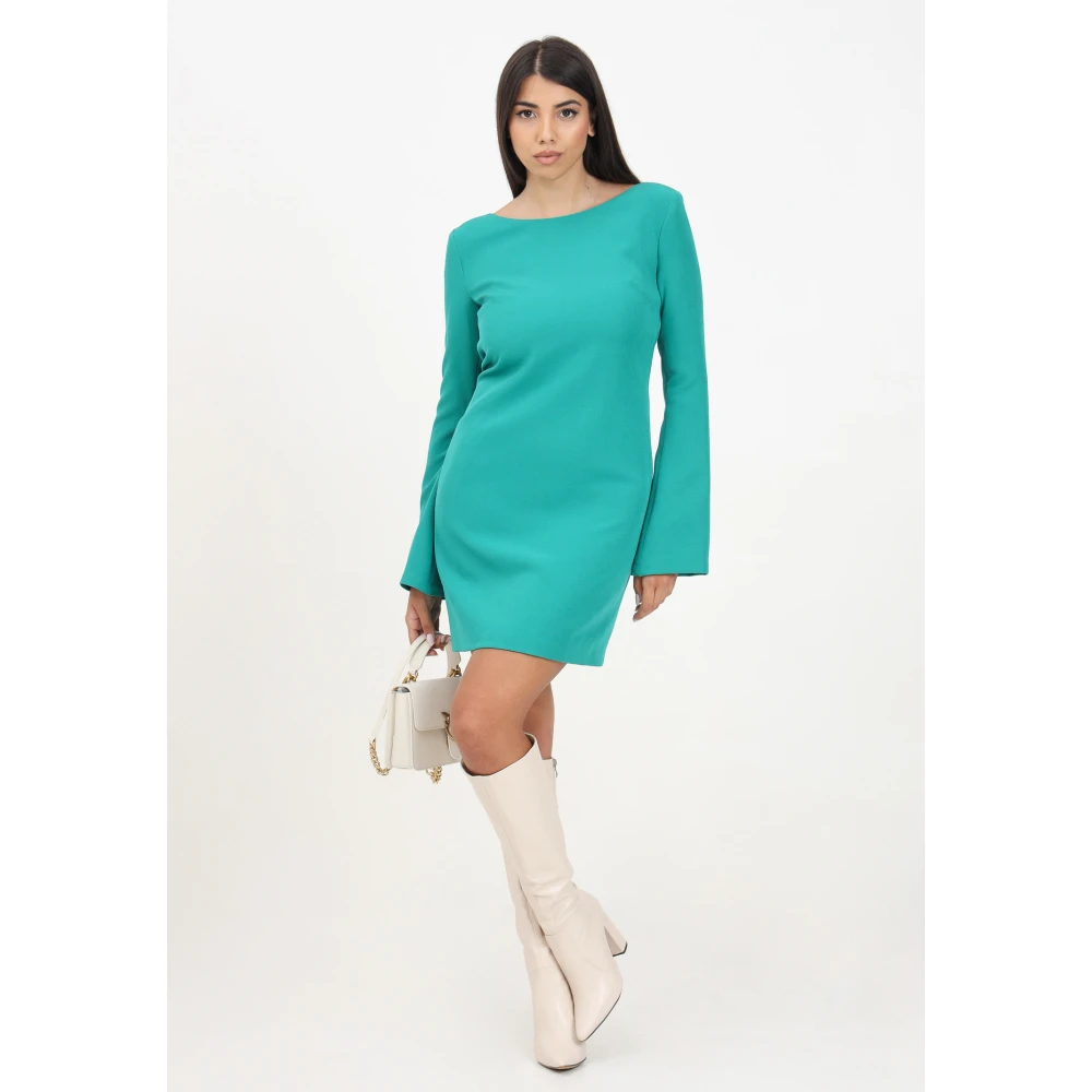 Just Cavalli Korte Groene Jurk met Open Rug Green Dames