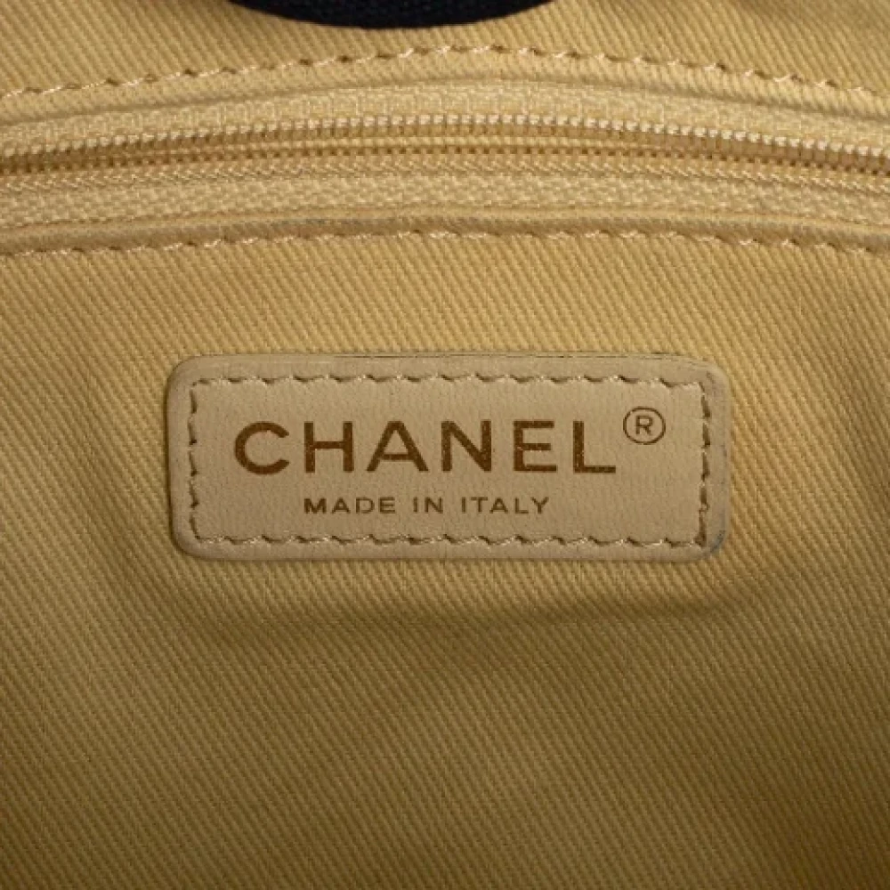 Chanel Vintage Pre-owned Canvas chanel-bags Blue Dames