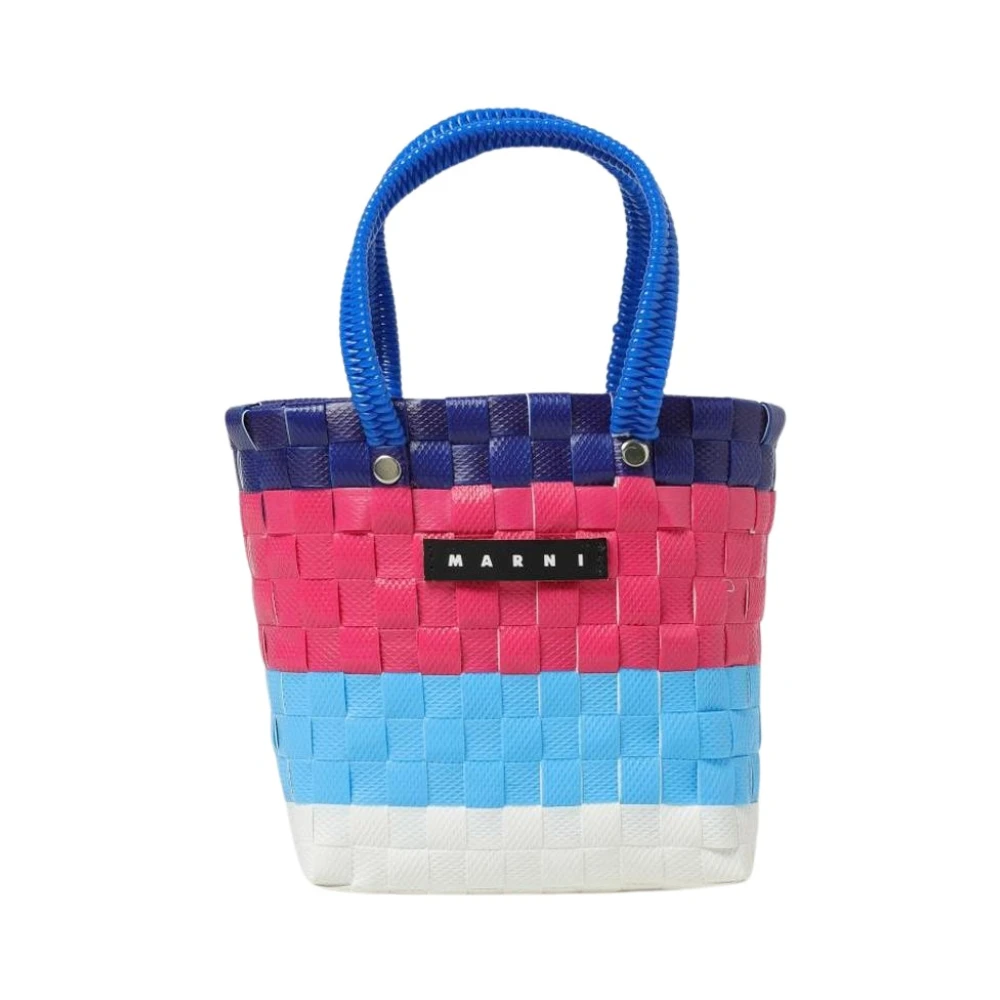 Marni Women's Multicolor Woven Trunk Bag Tote