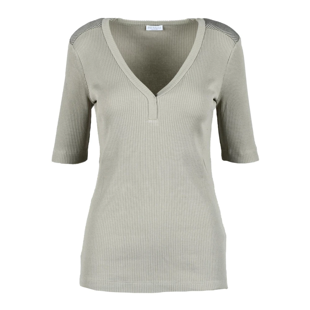 BRUNELLO CUCINELLI Tshirt Green Dames