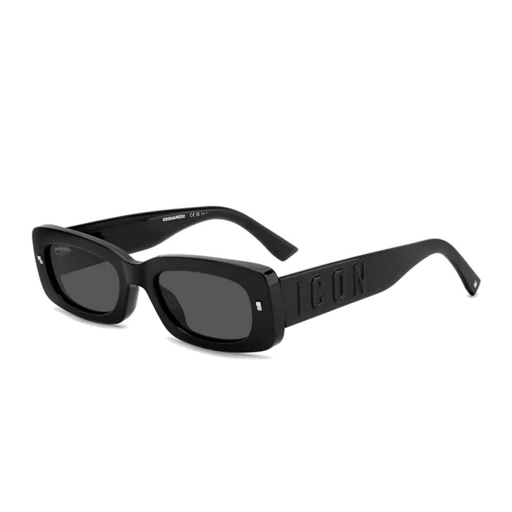 Dsquared2 Black Sunglasses, Unisex, 52 Mm, Icon 0020/S 807 Sunglasses