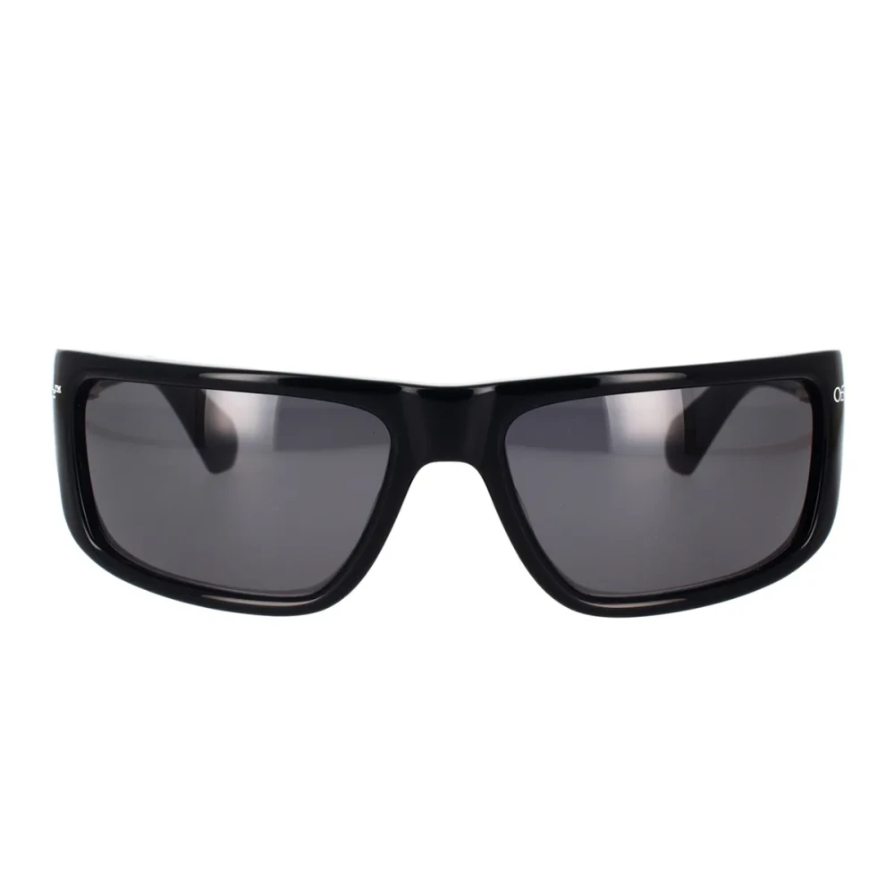 Off White Unisex Black Sporty Sunglasses Bologna Model Medium