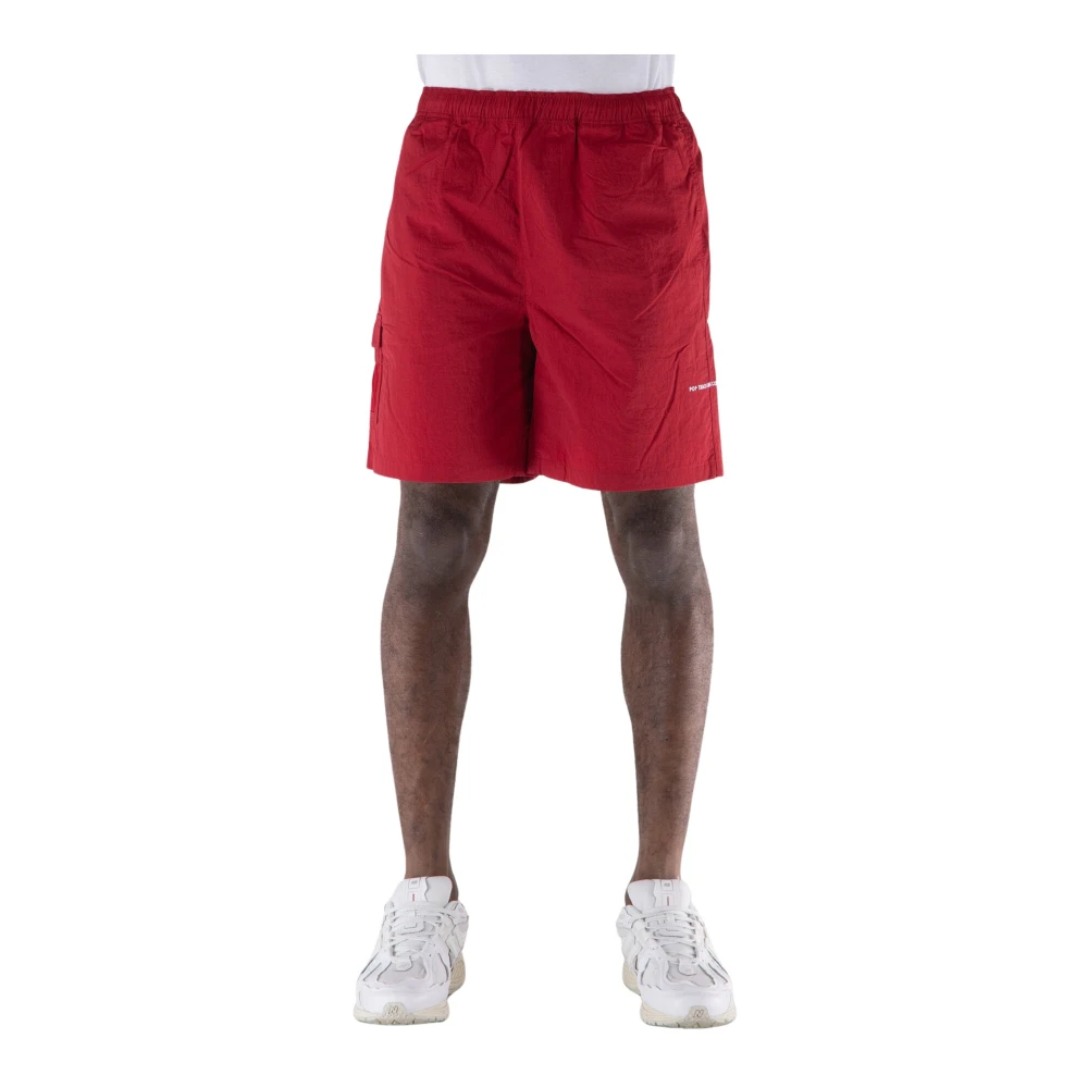 Pop Trading Company Painter Shorts Red Heren