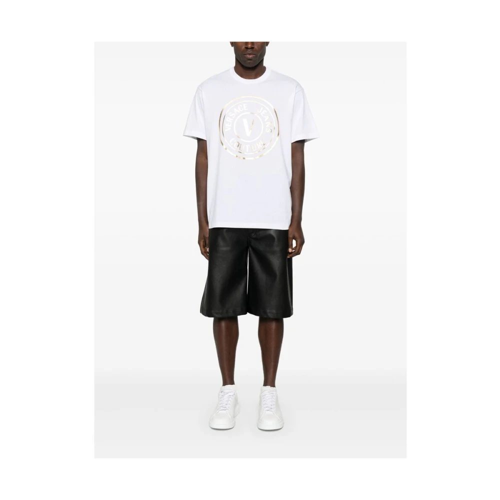 Versace Jeans Couture Witte Crew Neck T-shirt White Heren