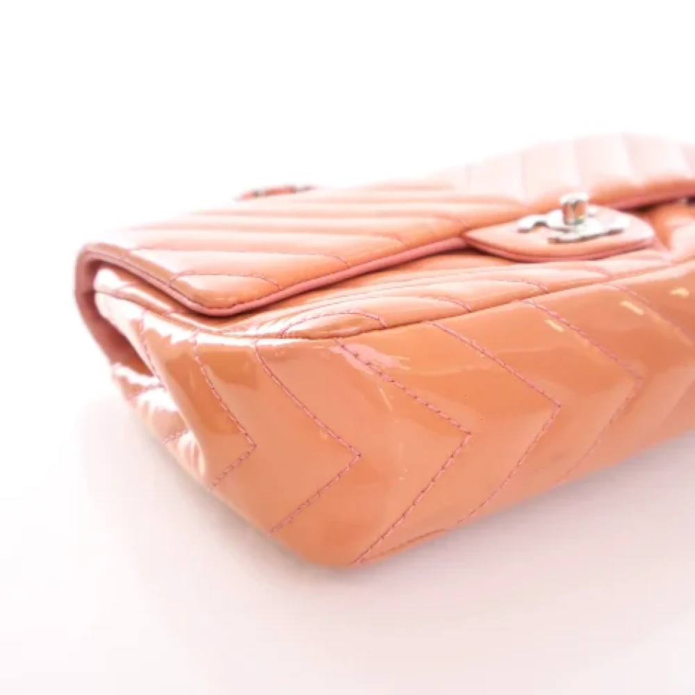 Chanel Vintage Pre-owned Leather chanel-bags Pink Dames