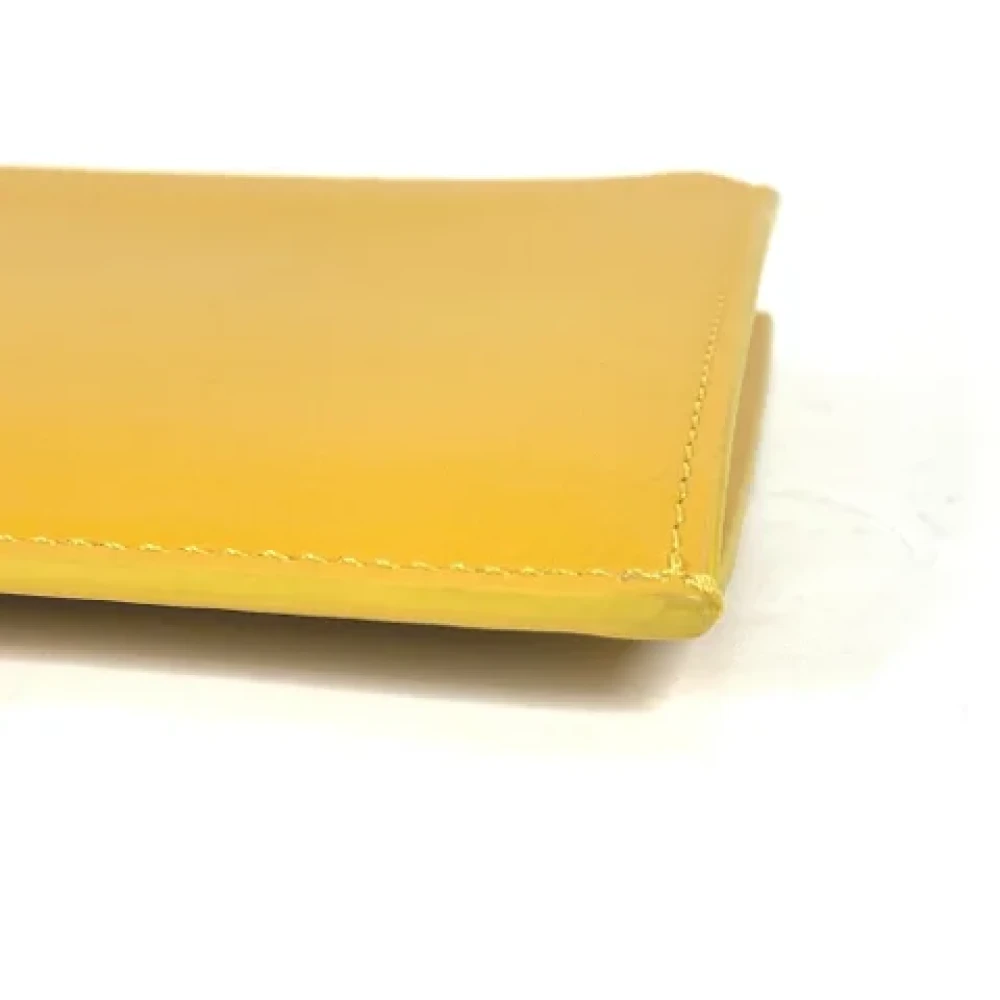 Fendi Vintage Pre-owned Leather fendi-bags Yellow Dames