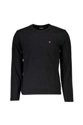t-shirt-noir-en-coton-a-manches-longues