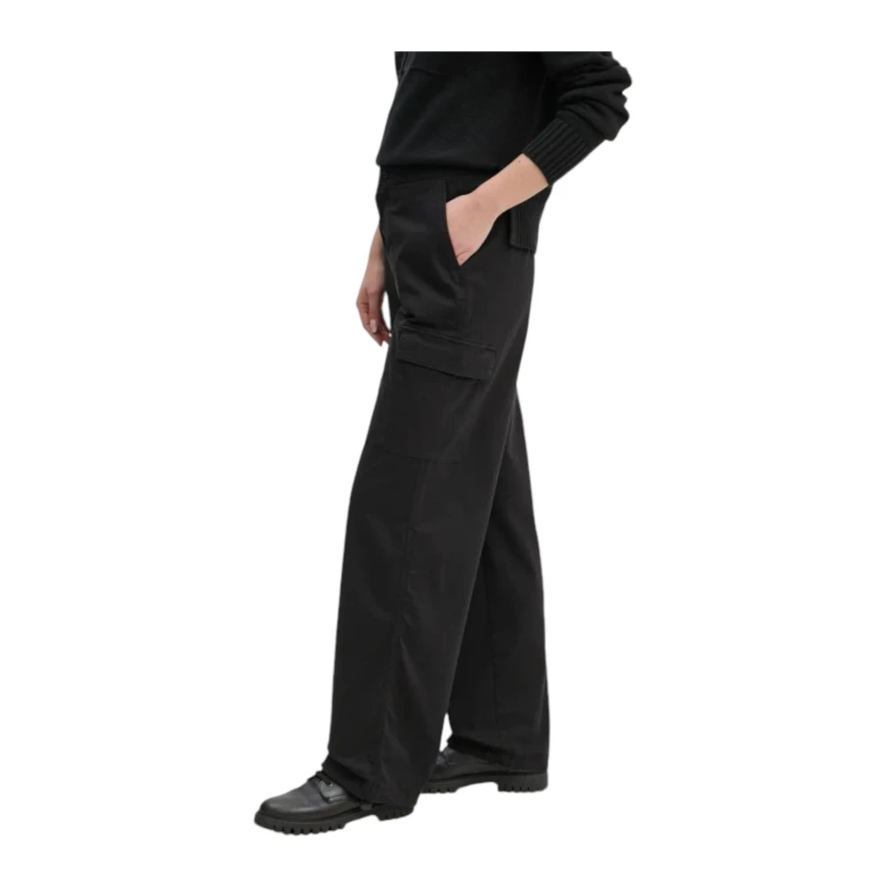 Calvin Klein Jeans Cargo Broek Black Dames
