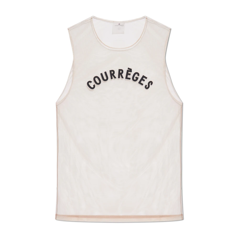 Courrèges Uomo Beige Top, M, New,