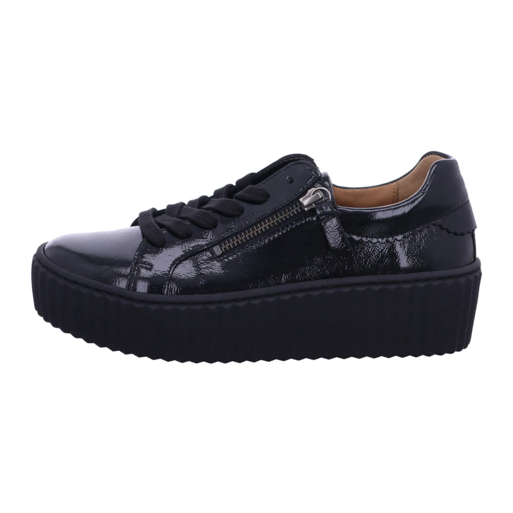 Gabor Plateau Sneaker Dames Schoenen Zwart