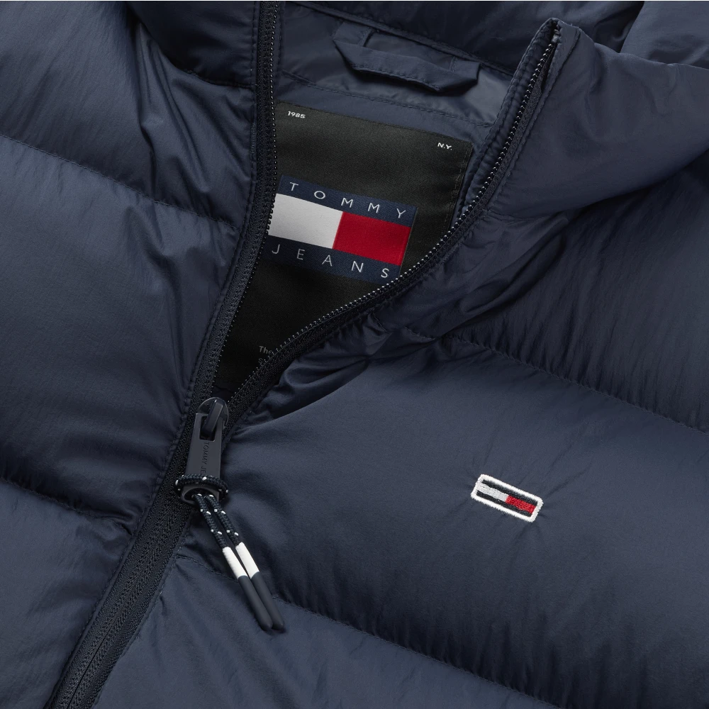 Tommy Jeans Blauwe Pufferjas Dark Night Navy Blue Heren