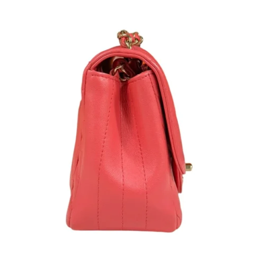 Chanel Vintage Pre-owned Leather shoulder-bags Pink Dames