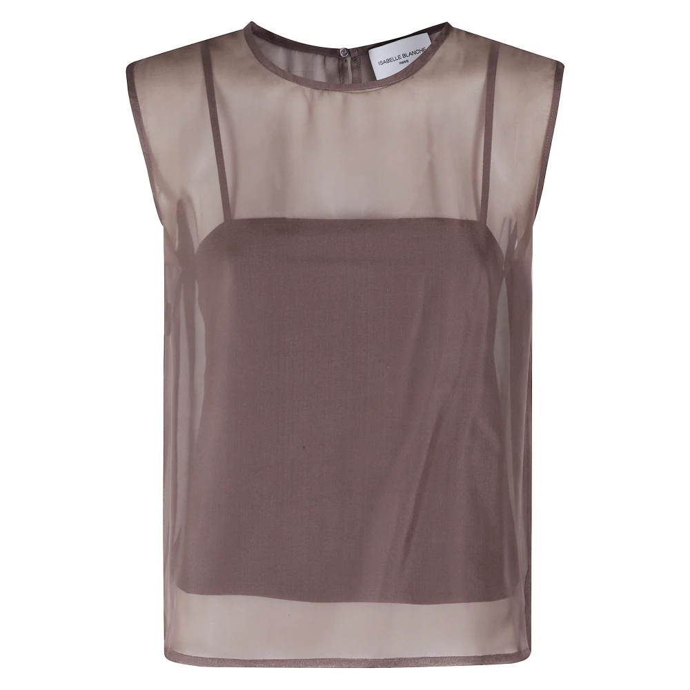 Tops > Sleeveless Tops - - Isabelle Blanche - Modalova