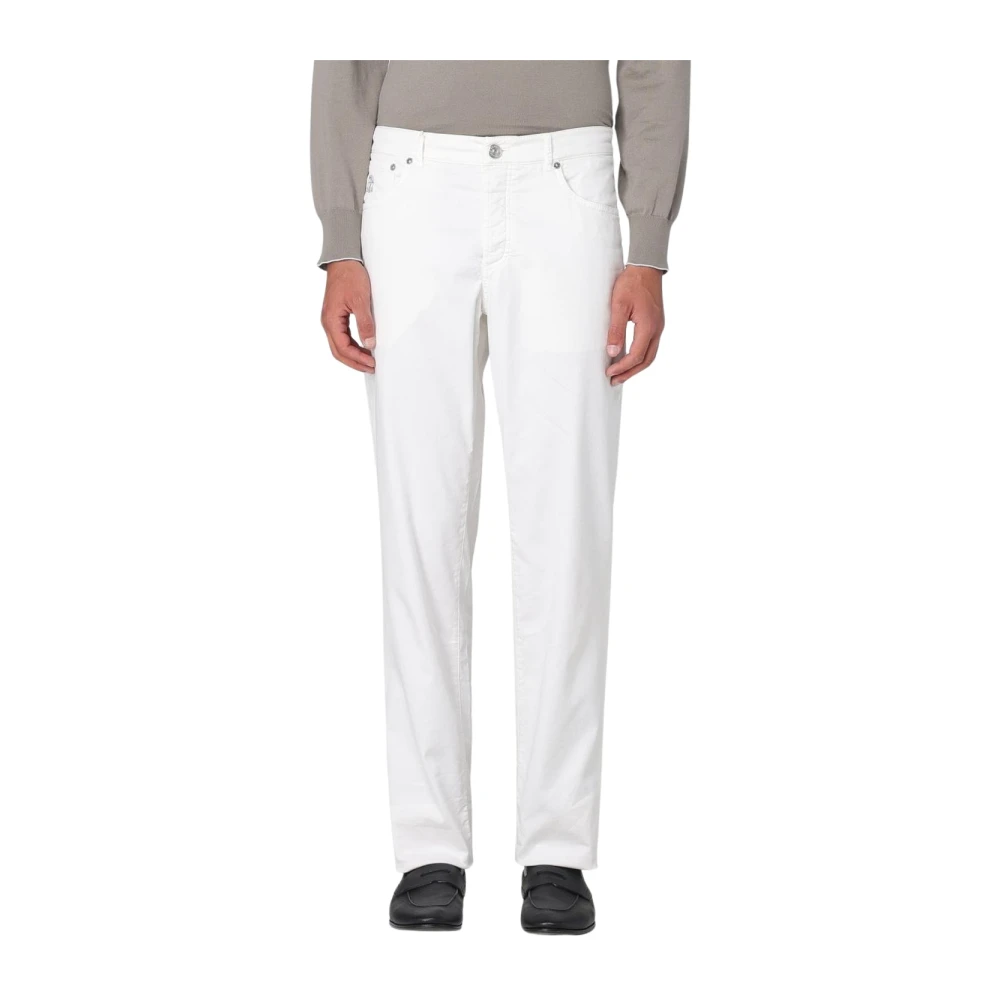 Trousers > Straight Trousers - - Brunello Cucinelli - Modalova