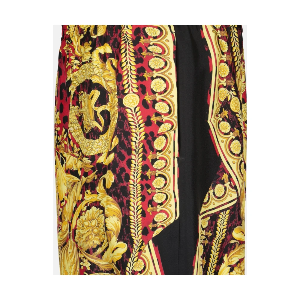 Versace Zijden Barocco Shorts Herfst-Winter Collectie 2024 Multicolor Heren