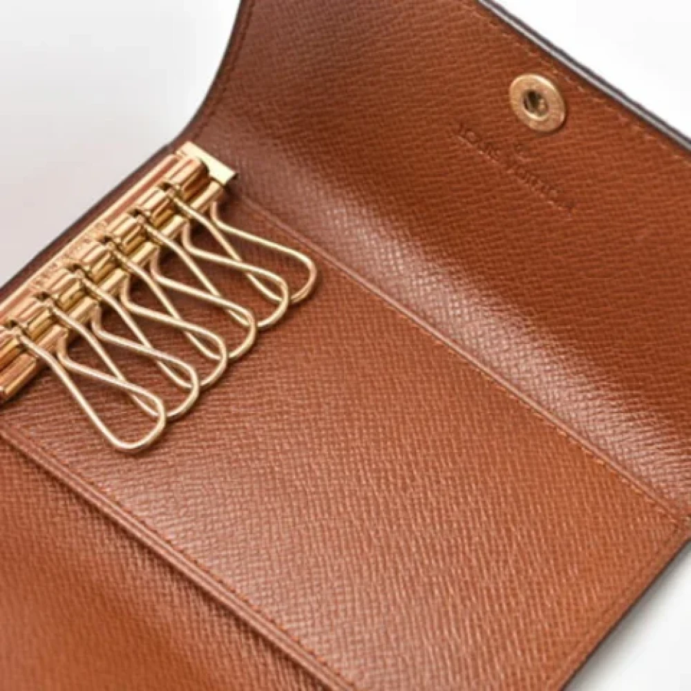 Louis Vuitton Vintage Pre-owned Canvas key-holders Brown Dames