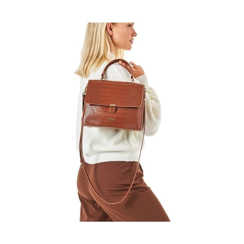 Rieker Casual Tote Bag Brown Dames