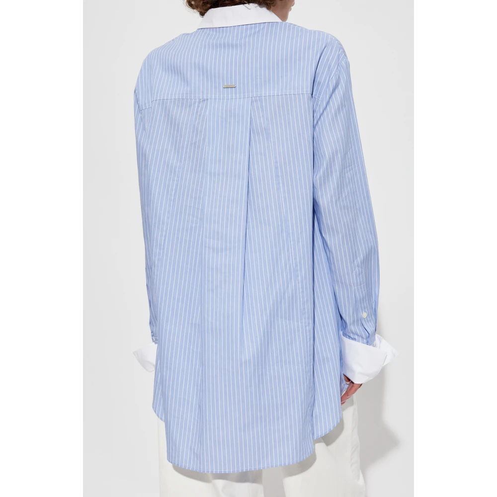 AllSaints Dress Albert Blue Dames
