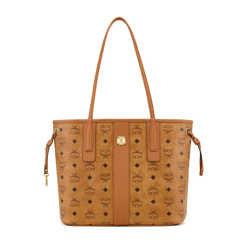MCM Omkeerbare Liz Shopper in Visetos Brown Dames
