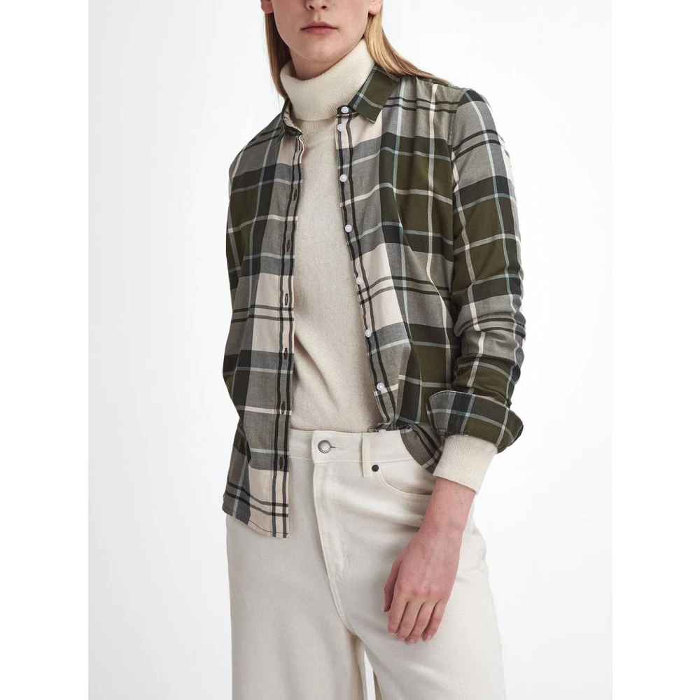 Barbour Groene Tartan Casual Shirt voor Vrouwen Green Dames