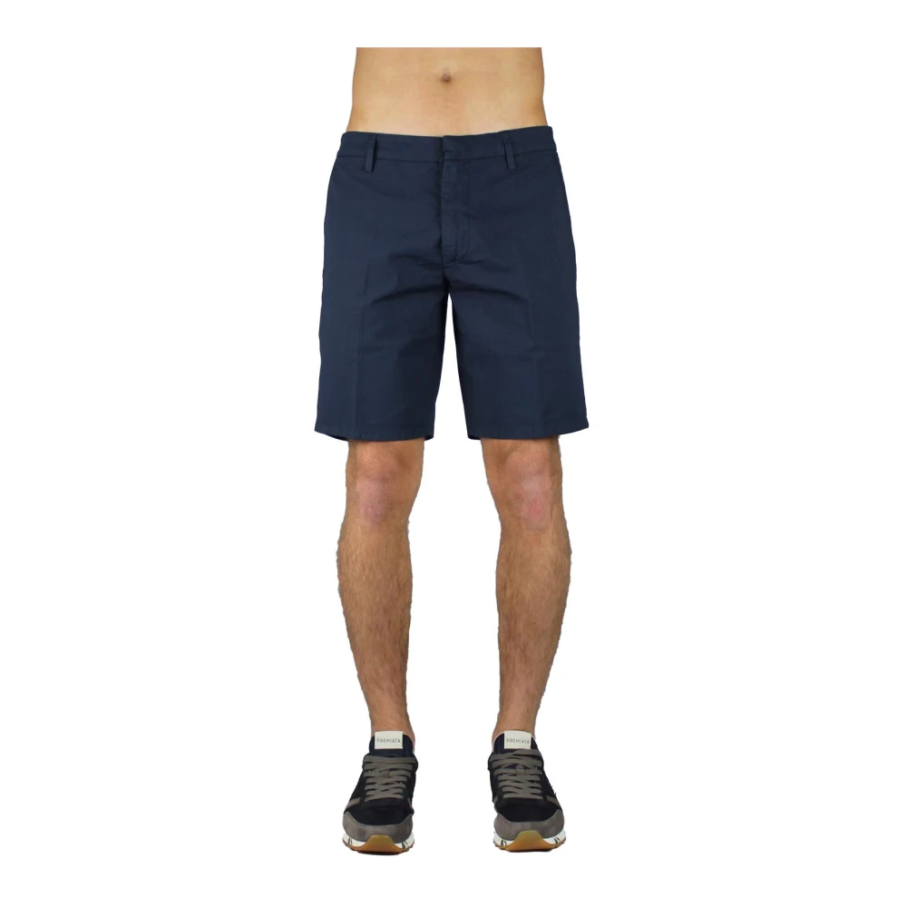 Dondup Stijlvolle Bermuda Shorts voor Mannen Blue Heren