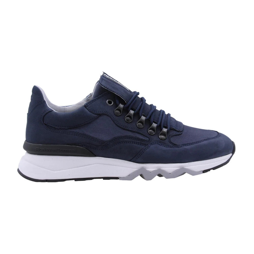 Floris van Bommel Stiliga Herr Sneakers Blue, Herr