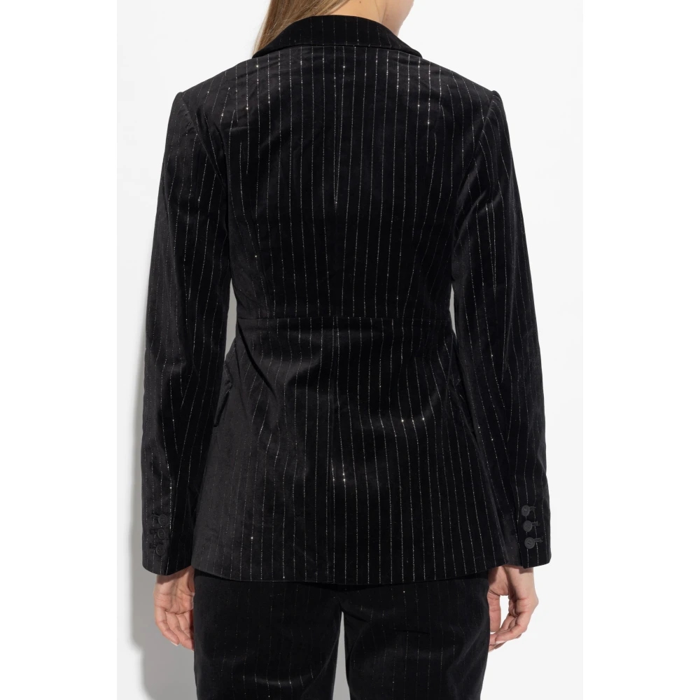 AllSaints Fluwelen blazer Seventh Black Dames