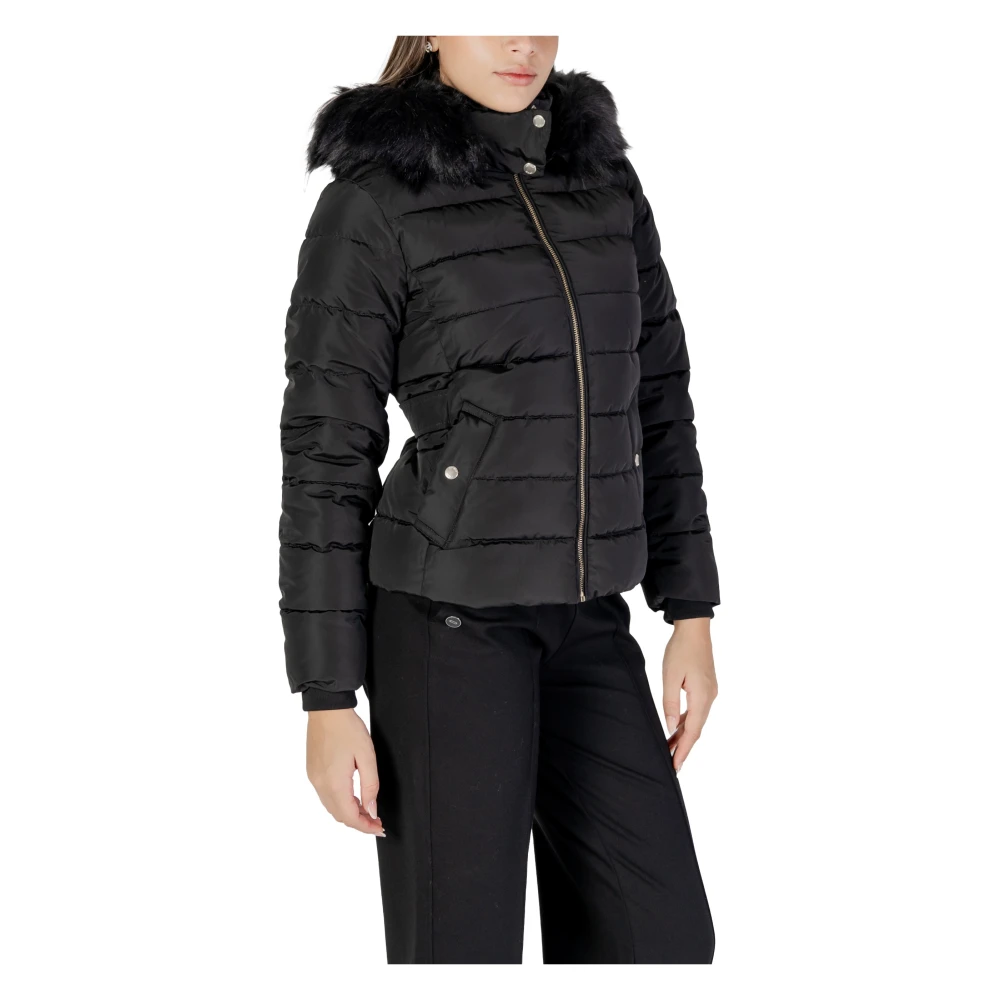 Only Bont Gevoerde Jas Vrouwen Black Dames