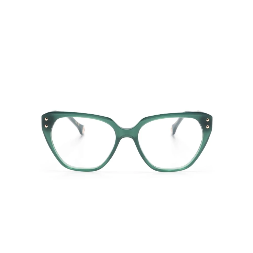 Carolina Herrera Groene Optische Frame met Originele Accessoires Multicolor Dames