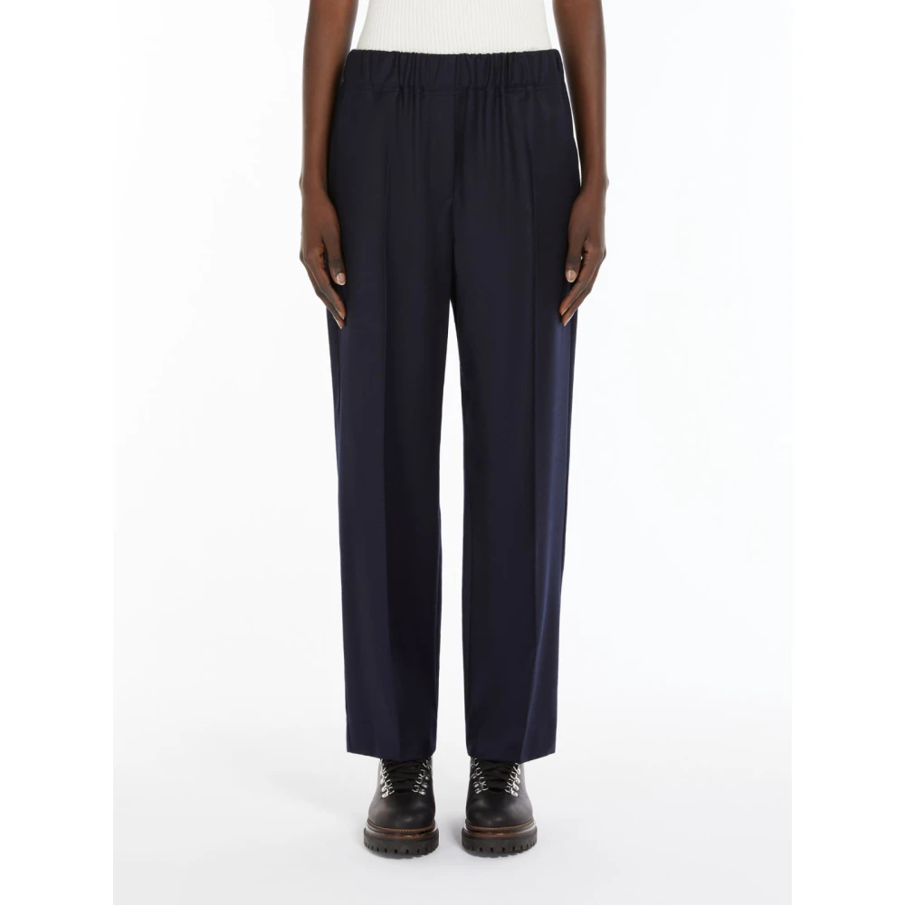 Max Mara Weekend Broek Hateley Stijl Blue Dames