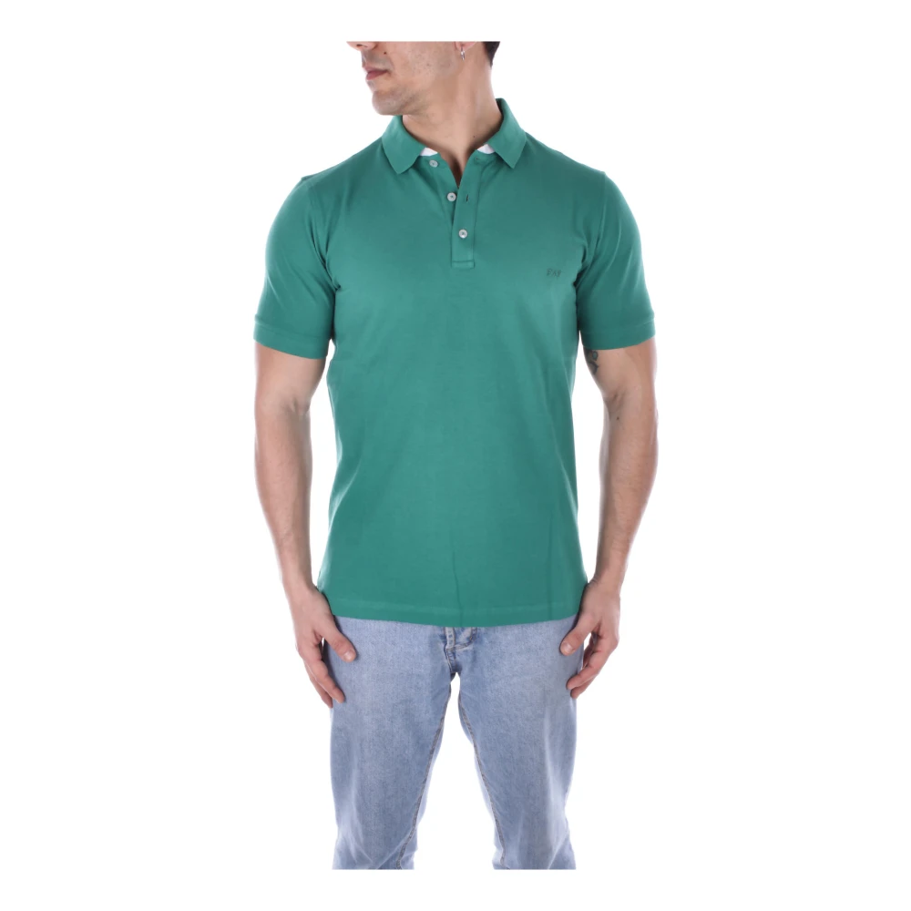 Fay - Tops > Polo Shirts - Green - Fay - Modalova