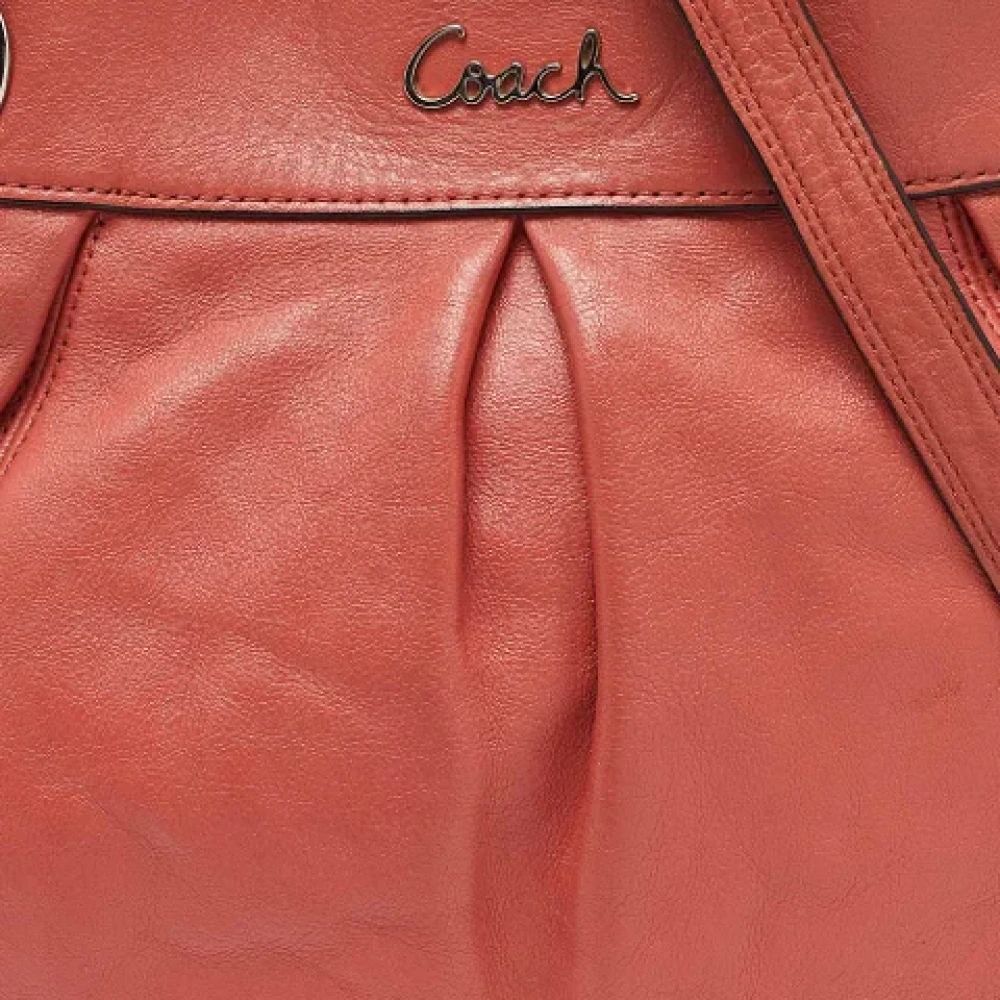 Coach Pre-owned Leather totes Orange Dames
