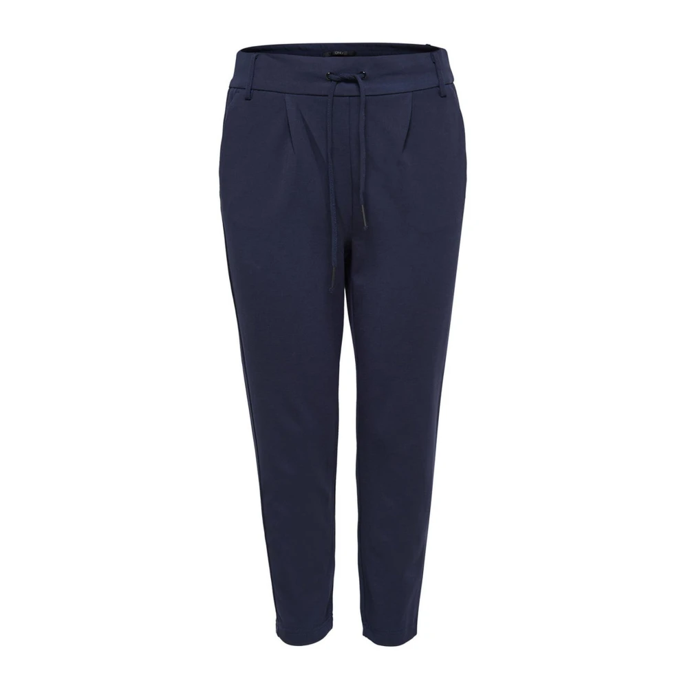 Only Women's Blue Trousers Poptrash Life Easy Pant - Image 4
