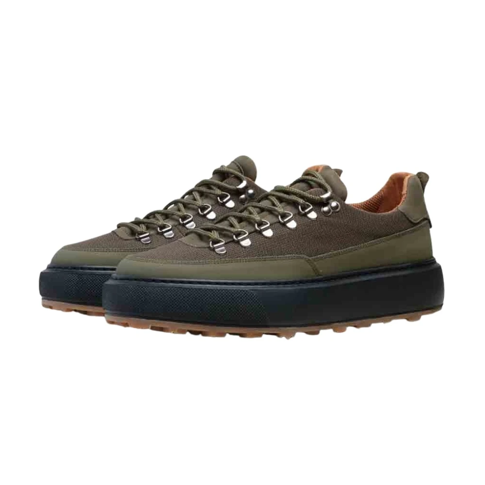 Garment Project Kledingproject KAI Sneaker Army Mix Gp2437-240 Heren Schoenen Groen