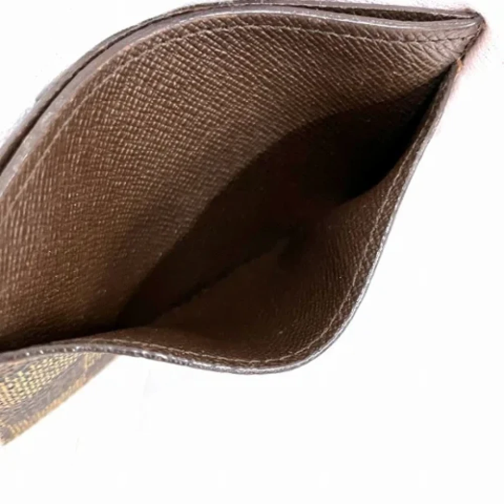 Louis Vuitton Vintage Pre-owned Fabric wallets Brown Dames
