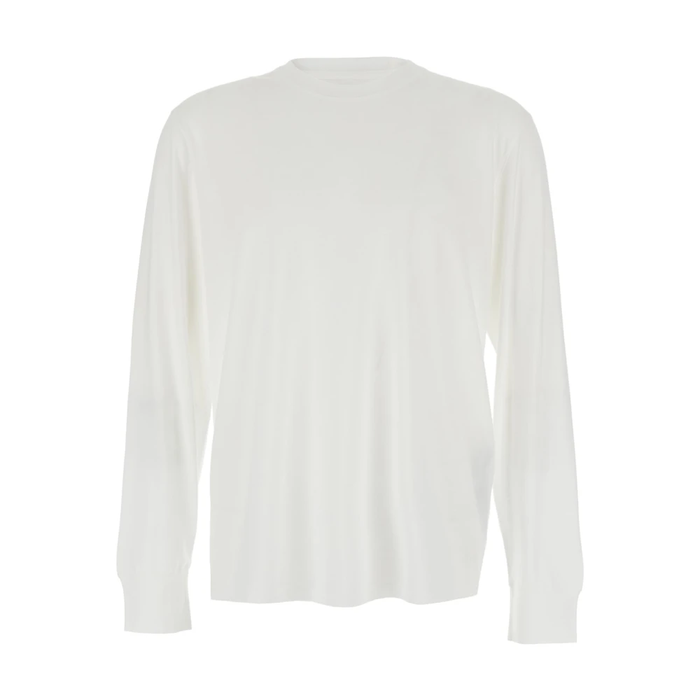 Tom Ford White Cotton Crewneck T-Shirt - Male - Long Sleeve T-Shirts - 2XL - Tops