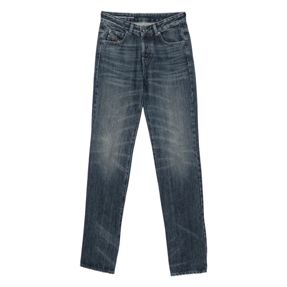 DIESEL | Blue denim D-Liet-Fsj1 regular mid-rise jeans | female | 26 - Image 3