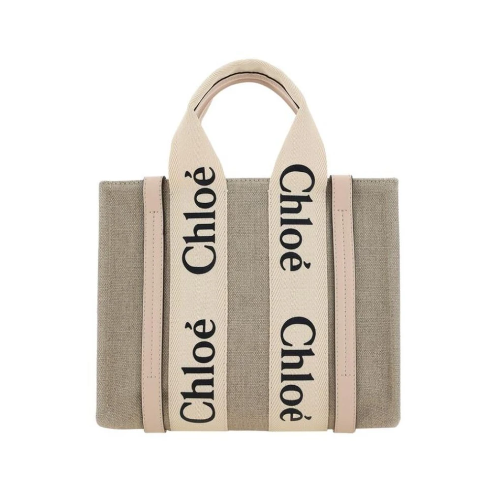Chloé ‘Woody Small’ Shoulder Bag - Female - Handbags - Beige - One Size - Bags - Image 6